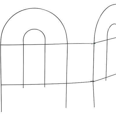 Best Garden 8 Ft. Powder-Coated Green Wire Folding Fence